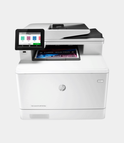 HP Color LaserJet Pro MFP M479dw A4 Colour Multifunction Laser Printer, Print speed up to 28 ppm, 600 x 600 dpi, Standard, 50 Sheets Uncurled, 250 Sheet Input Tray, USB 2.0/Ethernet