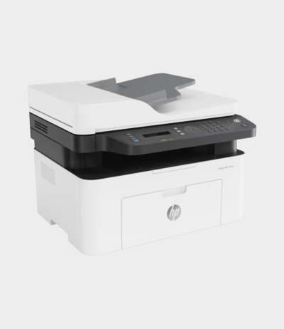 HP LaserJet MFP M137FNW Mono Black and White Laser Multifunction Printer, White - Image 2