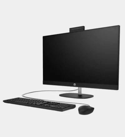 HP All-in-one 27-CR0155NH, 27″ Full HD IPS Touch Display, Intel Core i7-1355U, 8 GB DDR4-3200, 512GB SSD, Integrated, Intel Iris Xe Graphics, English Keyboard & Mouse, FreeDOS, Jet Black - Image 2